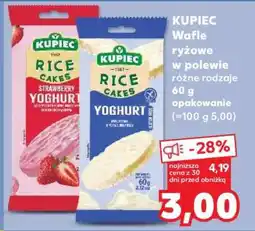 Kaufland KUPIEC Wafle ryżowe w polewie oferta