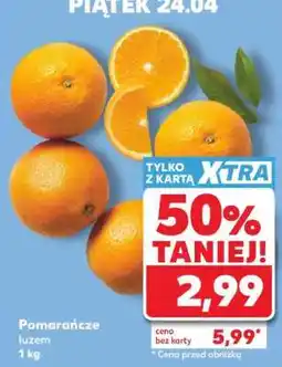 Kaufland Pomarańcze, luzem 1 kg oferta