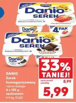 Kaufland DANIO Serek homogenizowany oferta