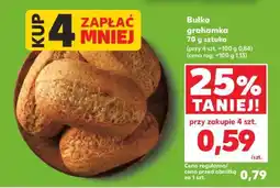 Kaufland Bułka grahamka 70 g sztuka oferta
