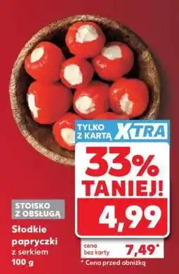 Kaufland Słodkie papryczki z serkiem 100 g oferta