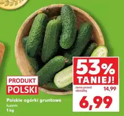 Kaufland Polskie ogórki gruntowe, luzem 1 kg oferta