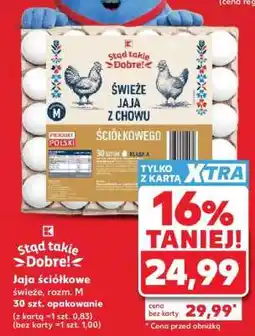 Kaufland Jaja ściółkowe świeże, rozm. M oferta