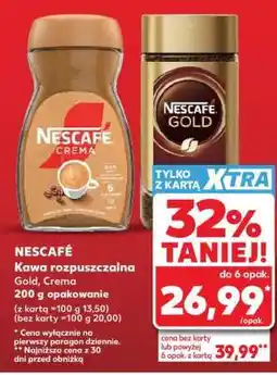 Kaufland NESCAFÉ Kawa rozpuszczalna Gold, Crema oferta