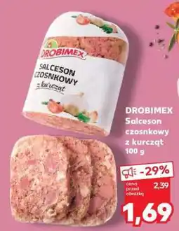 Kaufland DROBIMEX Salceson czosnkowy z kurcząt 100 g oferta