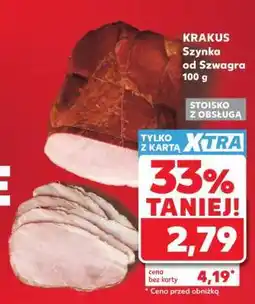 Kaufland KRAKUS Szynka od szwagra 100 g oferta