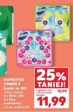 Kaufland DOMESTOS POWER 5 Kostki do WC oferta