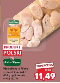 Kaufland Medaliony z fileta z piersi kurczaka 400 g opakowanie oferta