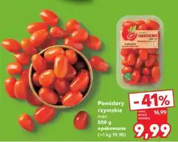 Kaufland Pomidory rzymskie mini 500 g opakowanie oferta