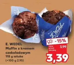 Kaufland E. WEDEL Muffin z kremem czekoladowym oferta