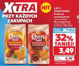 Kaufland LAY'S OVEN BAKED Krakersy wielozbożowe różne rodzaje 80 g opakowanie oferta