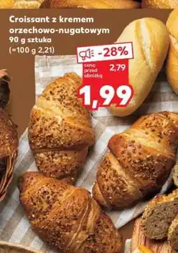 Kaufland Croissant z kremem orzechowo-nugatowym oferta