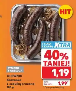 Kaufland OLEWNIK Kaszanka z cebulką prażoną 100 g oferta