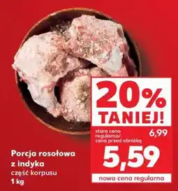Kaufland Porcja rosołowa z indyka część korpusu 1 kg oferta