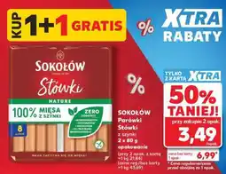 Kaufland SOKOŁÓW Parówki Stówki z szynki 2 x 80 g opakowanie oferta