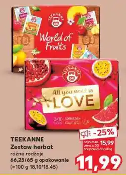 Kaufland TEEKANNE ZESTAW HERBAT oferta