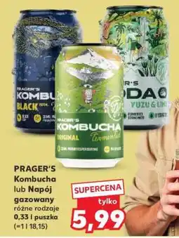 Kaufland PRAGER’S Kombucha lub Napój gazowany oferta