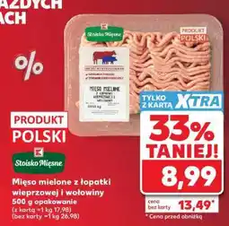 Kaufland Mięso mielone z łopatki wieprzowej i wołowiny 500 g opakowanie oferta