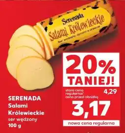Kaufland SERENADA Salami Królewieckie ser wędzony 100 g oferta