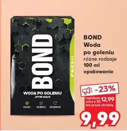 Kaufland BOND Woda po goleniu oferta