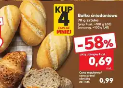 Kaufland Bułka śniadaniowa 70 g sztuka oferta