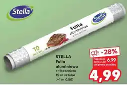 Kaufland STELLA Folia aluminiowa z tłoczeniem 10 m sztuka oferta