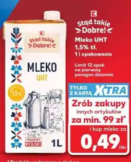 Kaufland Mleko UHT oferta