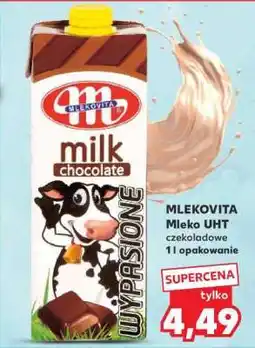 Kaufland MLEKOVITA Mleko UHT czekoladowe 1l opakowanie oferta
