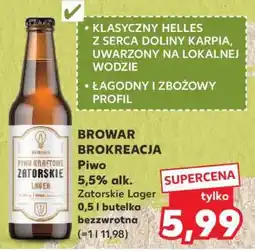 Kaufland Piwo Zatorskie Lager oferta