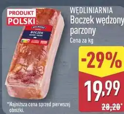 ALDI WĘDLINIARNIA Boczek wędzony parzony oferta
