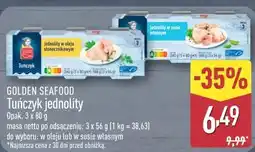 ALDI GOLDEN SEAFOOD Tuńczyk jednolity oferta