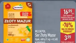 ALDI MLEKPOL Ser Złoty Mazur oferta