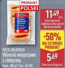 ALDI WĘDLINIARNIA Winerki wieprzowe z cielęciną oferta