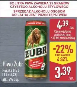 ALDI Piwo Żubr oferta