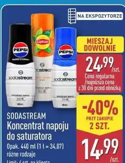 ALDI Koncentrat napoju do saturatora oferta