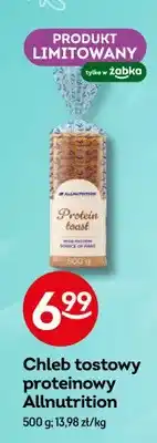 Żabka Chleb tostowy proteinowy allnutrition oferta