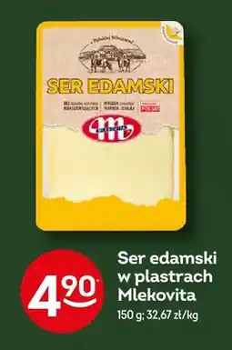 Żabka Ser edamski w plastrach Mlekovita oferta