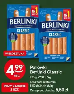 Żabka Parówki Berlinki Classic oferta