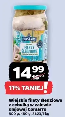 Netto Wiejskie filety śledziowe z cebulką w zalewie olejowej oferta