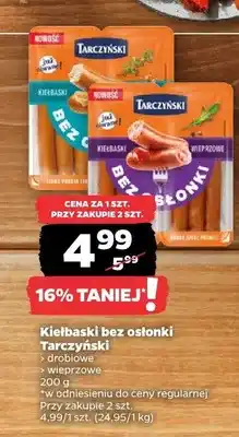 Netto Kiełbaski bez osłonki Tarczyński oferta