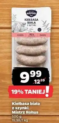 Netto Kiełbasa biała z szynki Mistrz Rohus oferta