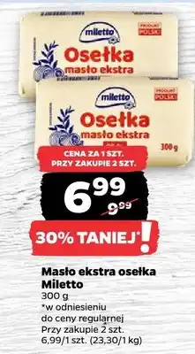 Netto Masło ekstra osełka oferta