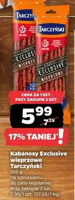 Netto Kabanosy Exclusive wieprzowe Tarczyński oferta