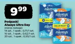 Netto Podpaski Always Ultra Day oferta