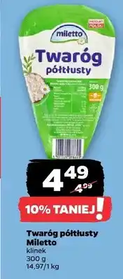 Netto Twaróg półtłusty kłinek oferta