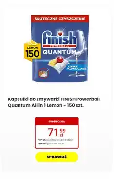 Kapsułki do zmywarki Powerball Quantum All in 1 Lemon
