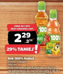Netto Sok 100% Kubuś (różne rodzaje) oferta