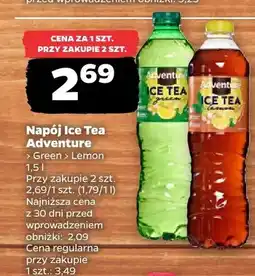 Netto Napój Ice Tea Adventure Green Lemon oferta