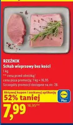 Lidl Schab wieprzowy bez kości oferta