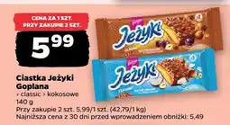 Netto Ciastka Jeżyki Goplana classic kokosowe oferta